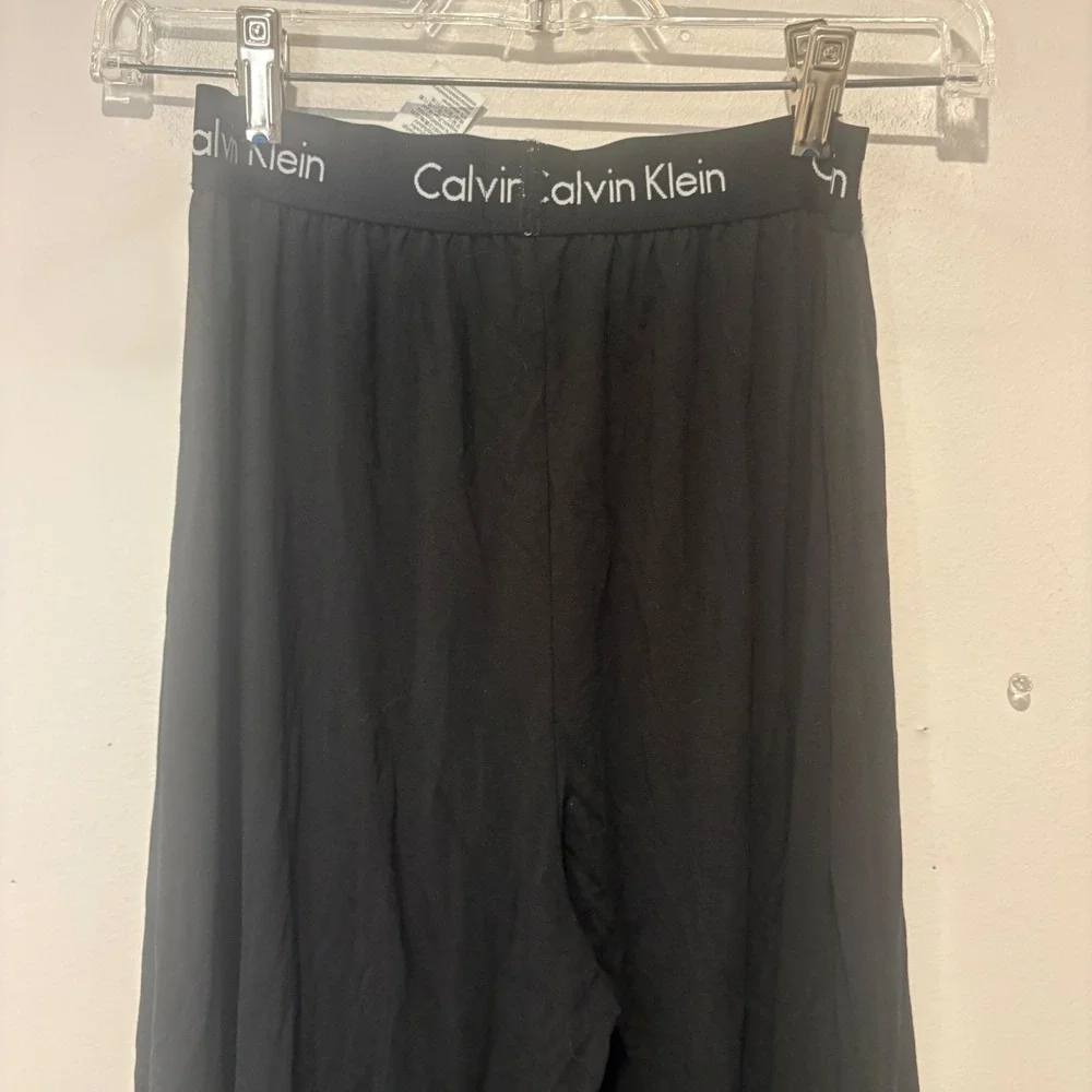 Calvin Klein Lounge Pants Women S Black Body Modal Soft Logo Waistband NWT